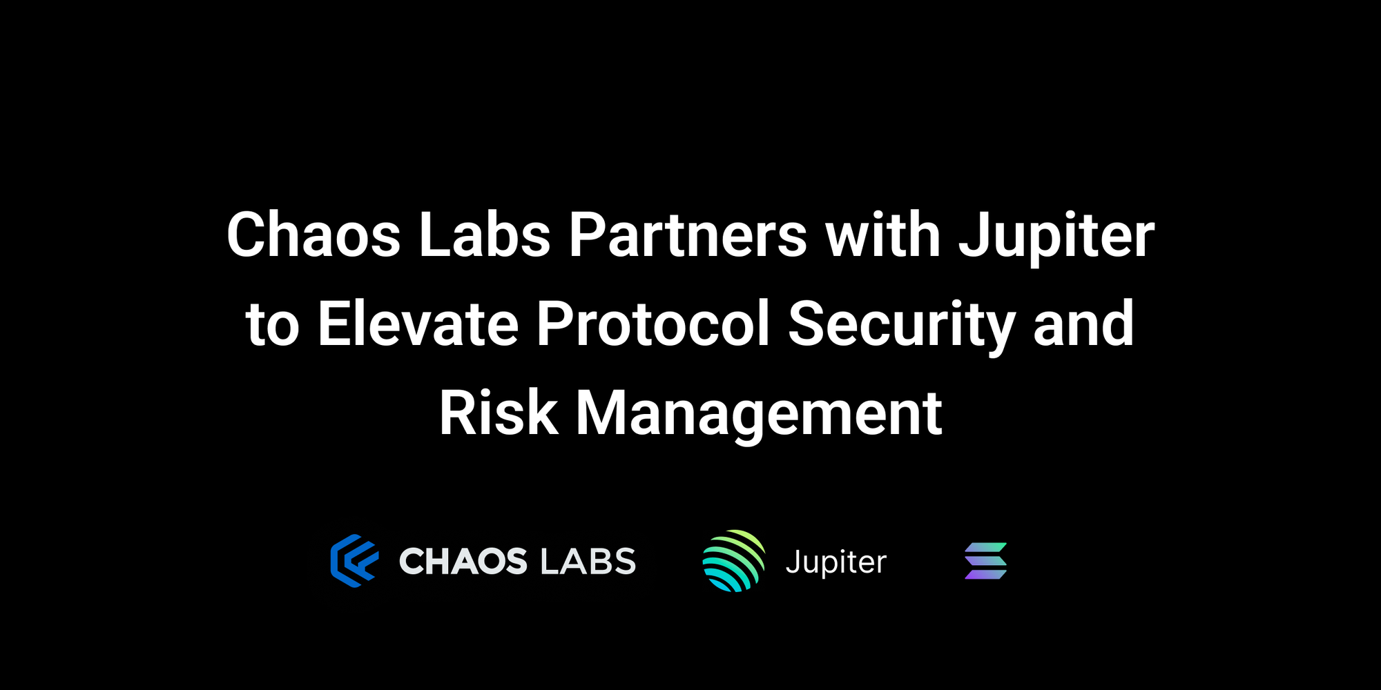 Cover Image for Chaos Labs Partners with Jupiter Protocol