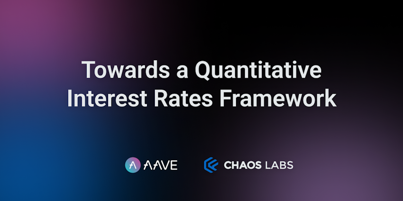 Towards a Quantitative Interest Rates Framework