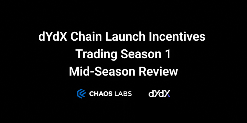 dYdX Chain: Mid-Season 1 Launch Incentive Analysis