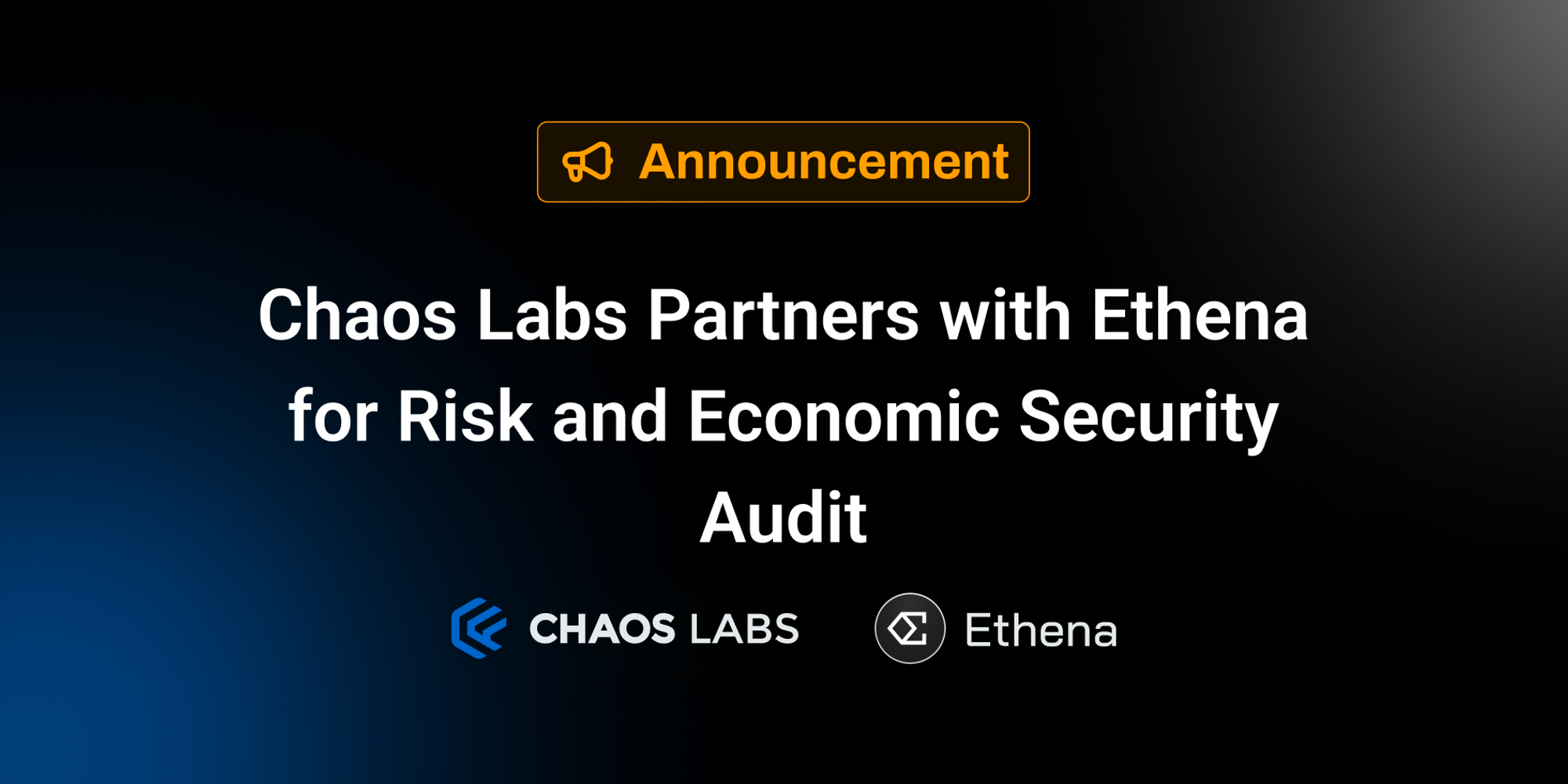 Cover Image for Chaos Labs Partners with Ethena Labs for Mechanism Design, Economic Security and Risk Optimization