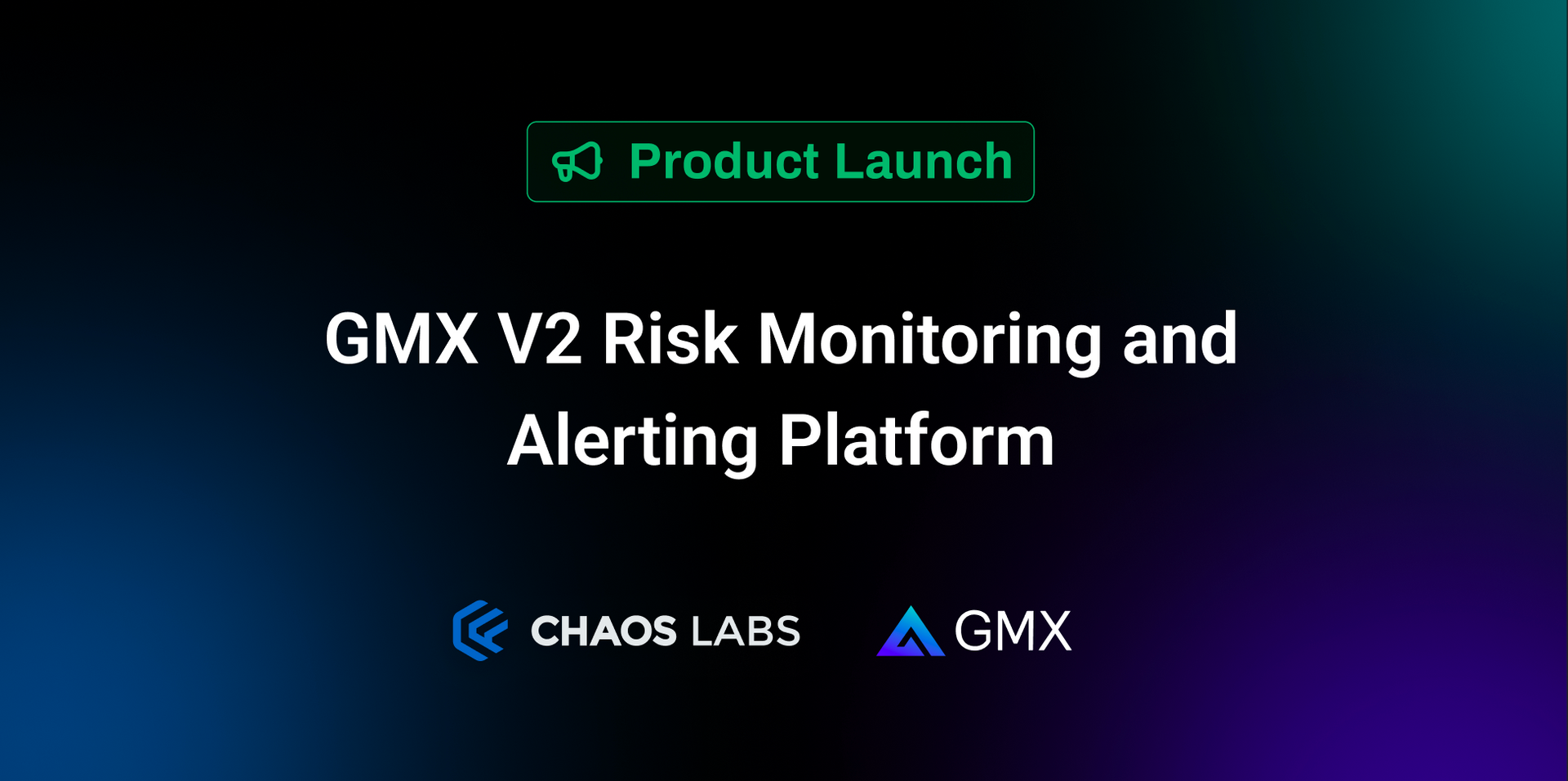 Cover Image for GMX V2 Risk Portal Product Launch