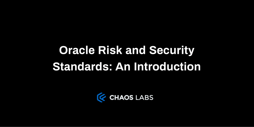 Cover Image for Oracle Risk and Security Standards: An Introduction (Pt. 1)