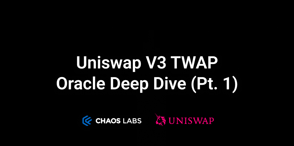 Cover Image for Uniswap v3 TWAP Oracle Tooling and Deep Dive Pt. 1
