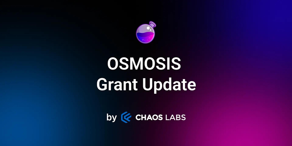 Cover Image for Chaos Labs Osmosis Liquidity Incentives Portal Update