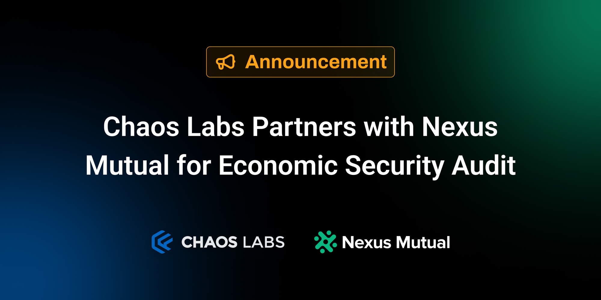 Cover Image for Chaos Labs Partners with Nexus Mutual for Economic Security and Risk Optimization