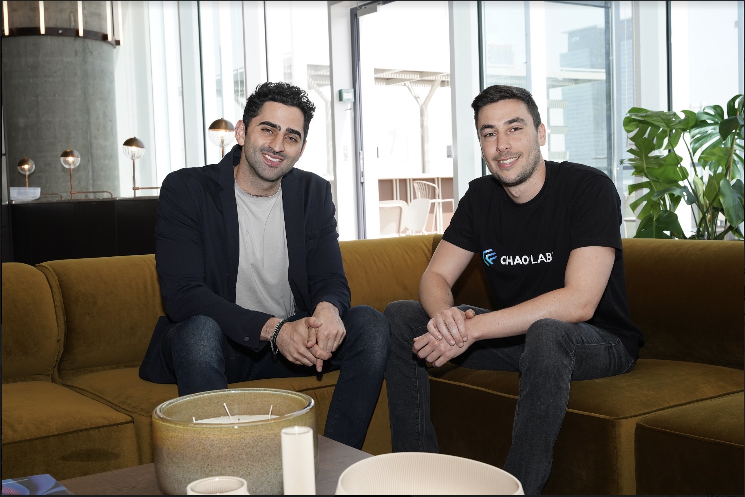 Omer with Yonatan Hayun, our CTO in our first Tel Aviv offices